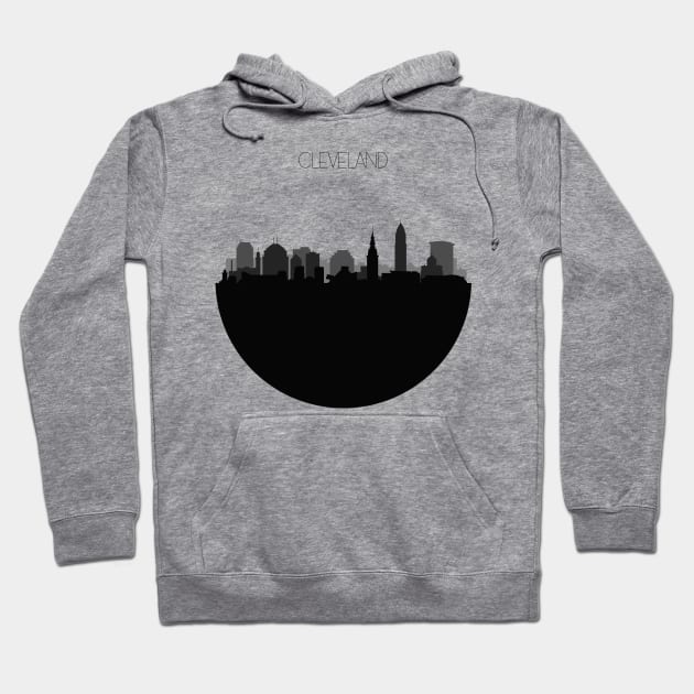 Cleveland Skyline V2 Hoodie by inspirowl